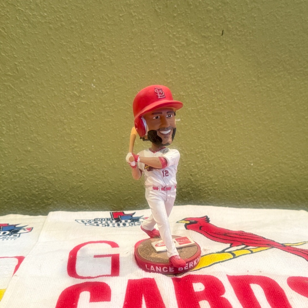 St. Louis Cardinals Lance Berkman Bobblehead - Red and White